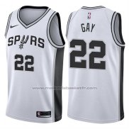 Maillot San Antonio Spurs Rudy Gay #22 2017-18 Blanc