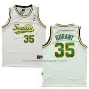 Maillot Seattle SuperSonics Kevin Durant #35 Historic Blanc2