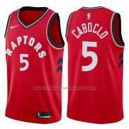 Maillot Toronto Raptors Bruno Caboclo #5 Icon 2017-18 Rouge