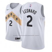 Maillot Toronto Raptors Kawhi Leonard #2 Ville 2018 Blanc