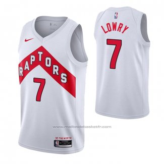 Maillot Toronto Raptors Kyle Lowry #7 Association 2020-21 Blanc