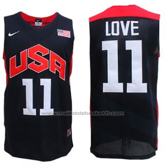 Maillot USA 2012 Kevin Love #11 Noir