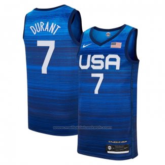 Maillot USA 2021 Kevin Durant #7 Bleu