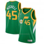 Maillot Utah Jazz Donovan Mitchell #45 Earned 2020-21 Vert