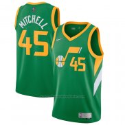 Maillot Utah Jazz Donovan Mitchell #45 Earned 2020-21 Vert