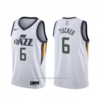 Maillot Utah Jazz Rayjon Tucker #6 Association Edition Blanc