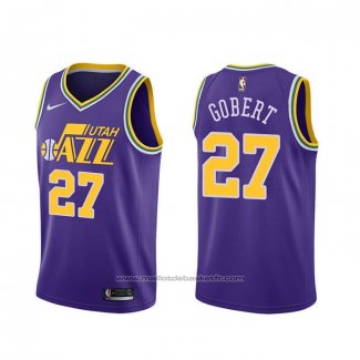 Maillot Utah Jazz Rudy Gobert #27 Hardwood Classics Volet