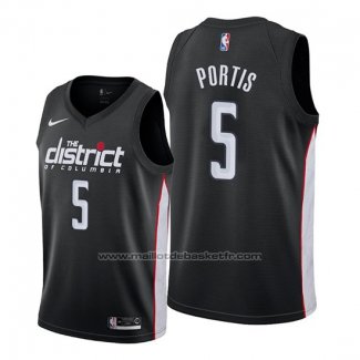 Maillot Washington Wizards Bobby Portis #5 Ville Noir