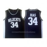 Maillot Wildcats Len Bias #34 Noir