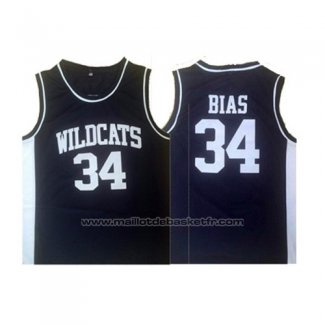 Maillot Wildcats Len Bias #34 Noir