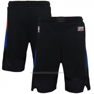 Short New York Knicks Ville 2020-21 Noir