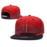 Casquette Houston Rockets Snapback Rouge Noir