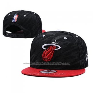 Casquette Miami Heat 9FIFTY Snapback Noir Rouge