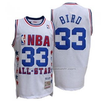 Maillot All Star 1990 Larry Bird #33 Blanc