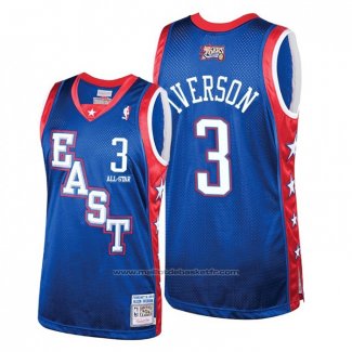 Maillot All Star 2004 Allen Iverson #3 Bleu