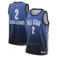 Maillot All Star 2023 Oklahoma City Thunder Shai Gilgeous-Alexander #2 Bleu