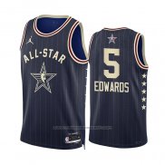 Maillot All Star 2024 Minnesota Timberwolves Anthony Edwards #5 Bleu