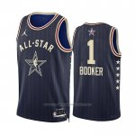 Maillot All Star 2024 Phoenix Suns Devin Booker #1 Bleu
