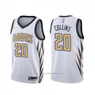 Maillot Atlanta Hawks John Collins #20 Ville Blanc