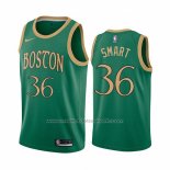 Maillot Boston Celtics Marcus Smart #36 Ville Vert