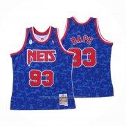 Maillot Brooklyn Nets Bape #93 Hardwood Classic Bleu