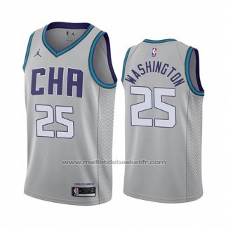 Maillot Charlotte Hornets P. J. Washington #25 Ville Edition Gris