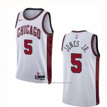 Maillot Chicago Bulls Derrick Jones JR. #5 Ville 2022-23 Blanc