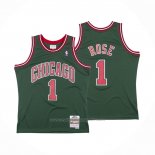 Maillot Chicago Bulls Derrick Rose #1 Mitchell & Ness 2008-09 Vert2