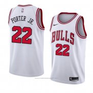 Maillot Chicago Bulls Otto Porter JR. #22 Association 2018 Blanc.