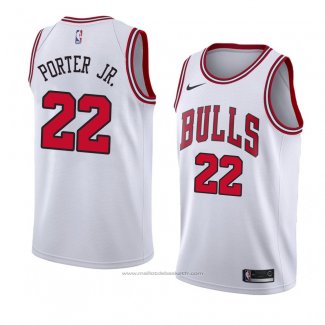 Maillot Chicago Bulls Otto Porter JR. #22 Association 2018 Blanc.