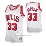 Maillot Chicago Bulls Scottie Pippen #33 Mitchell & Ness 1997-98 Blanc