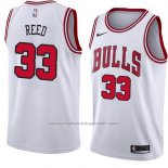 Maillot Chicago Bulls Willie Reed #33 Association 2018 Blanc