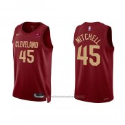 Maillot Cleveland Cavaliers Donovan Mitchell #45 Icon 2022-23 Rouge