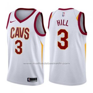 Maillot Cleveland Cavaliers George Hill #3 Association 2017-18 Blanc