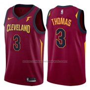 Maillot Cleveland Cavaliers Isaiah Thomas #3 2017-18 Rouge