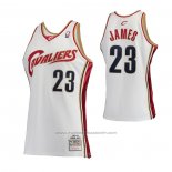 Maillot Cleveland Cavaliers LeBron James #23 Mitchell & Ness 2003-04 Blanc