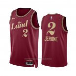 Maillot Cleveland Cavaliers Ty Jerome #2 Ville 2023-24 Rouge