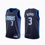 Maillot Dallas Mavericks Trey Burke #3 Earned 2020-21 Bleu