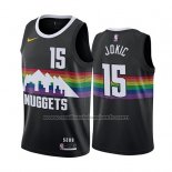 Maillot Denver Nuggets Nikola Jokic #15 Ville 2019-20 Noir