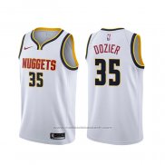 Maillot Denver Nuggets P.j. Dozier #35 Association Blanc