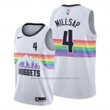 Maillot Denver Nuggets Paul Millsap #4 Ville Edition Blanc