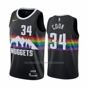 Maillot Denver Nuggets Tyler Cook #34 Ville Noir