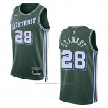 Maillot Detroit Pistons Isaiah Stewart #28 Ville 2022-23 Vert