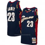 Maillot Enfant Cleveland Cavaliers LeBron James #23 Mitchell & Ness 2008-09 Bleu