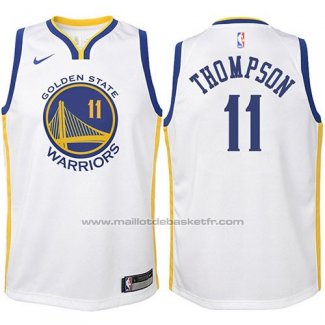 Maillot Enfant Golden State Warriors Klay Thompson #11 2017-18 Blanc