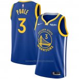 Maillot Golden State Warriors Jordan Poole #3 Icon Bleu