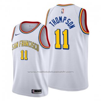 Maillot Golden State Warriors Klay Thompson #11 Classic Edition Blanc