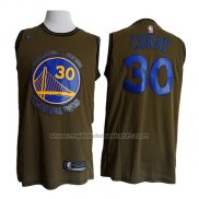 Maillot Golden State Warriors Stephen Curry #30 Nike Vert
