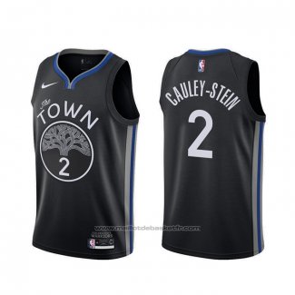 Maillot Golden State Warriors Willie Cauley-Stein #2 Ville 2019-20 Noir