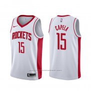 Maillot Houston Rockets Clint Capela #15 Association Blanc